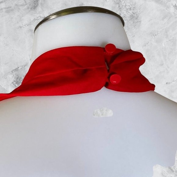 Superdown Emma Halter Romper - Bright Red - Picture 11 of 12